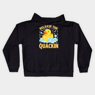 Release The Quackin Rubber Duck Kids Hoodie